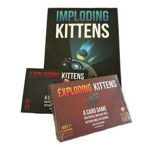 Exploding Kittens Game Bundle: Includes Original, Expansion, & NSFW Sets